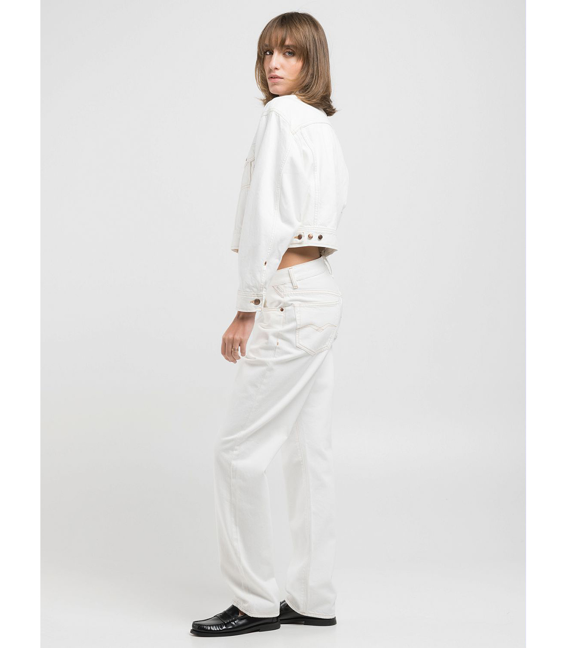 9Z1 ECO PLUS ホワイトデニムジャケット（セットアップモデル