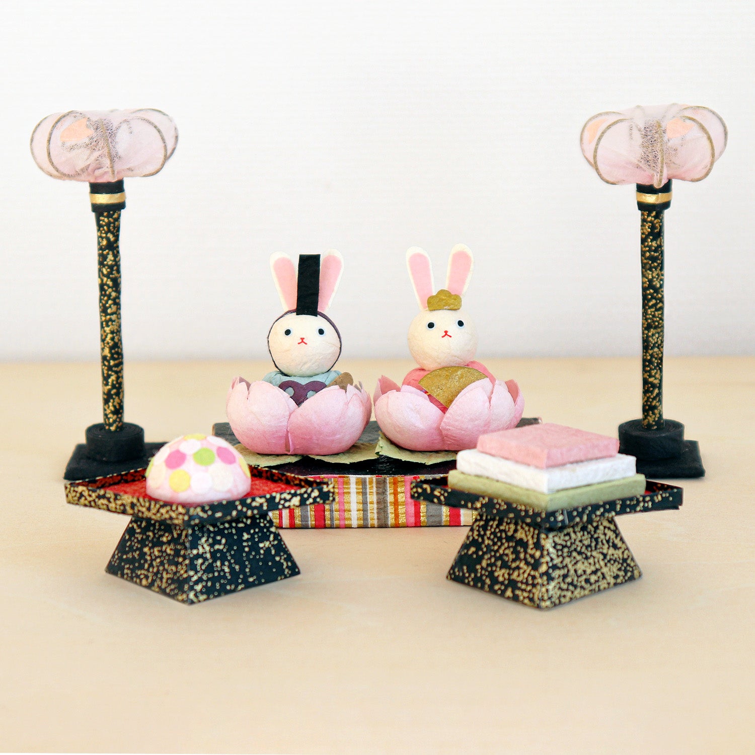 めでたや】ひな祭り うさぎ桜雛セット – めでたやオンラインショップ