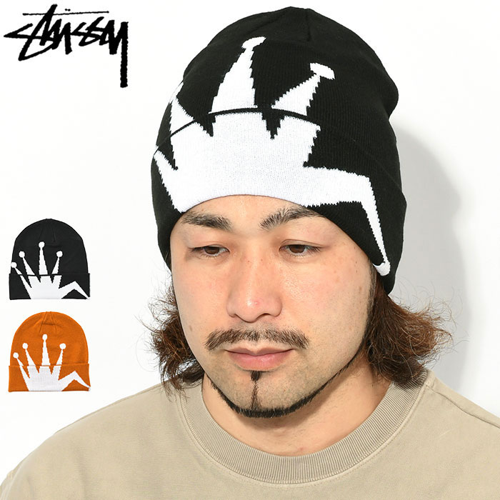 STUSSY（ステューシー） ニット帽 STUSSY Crown Jacquard Cuff