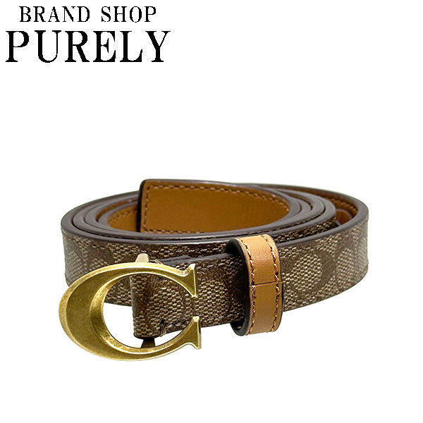 COACH（コーチ） 国内発送 ベルト レディース COACH 18MM シグネチャー