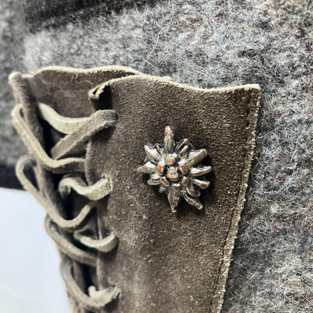 オーストリア古着　チロルジャケット　チロリアンジャケット　カーディガン