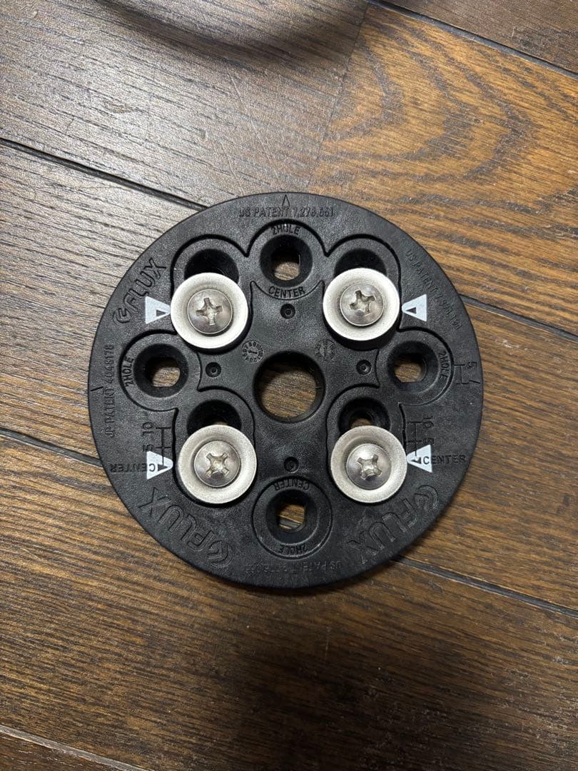 フラックス　FLUX DS 19-20 スノーボードビンディング 白