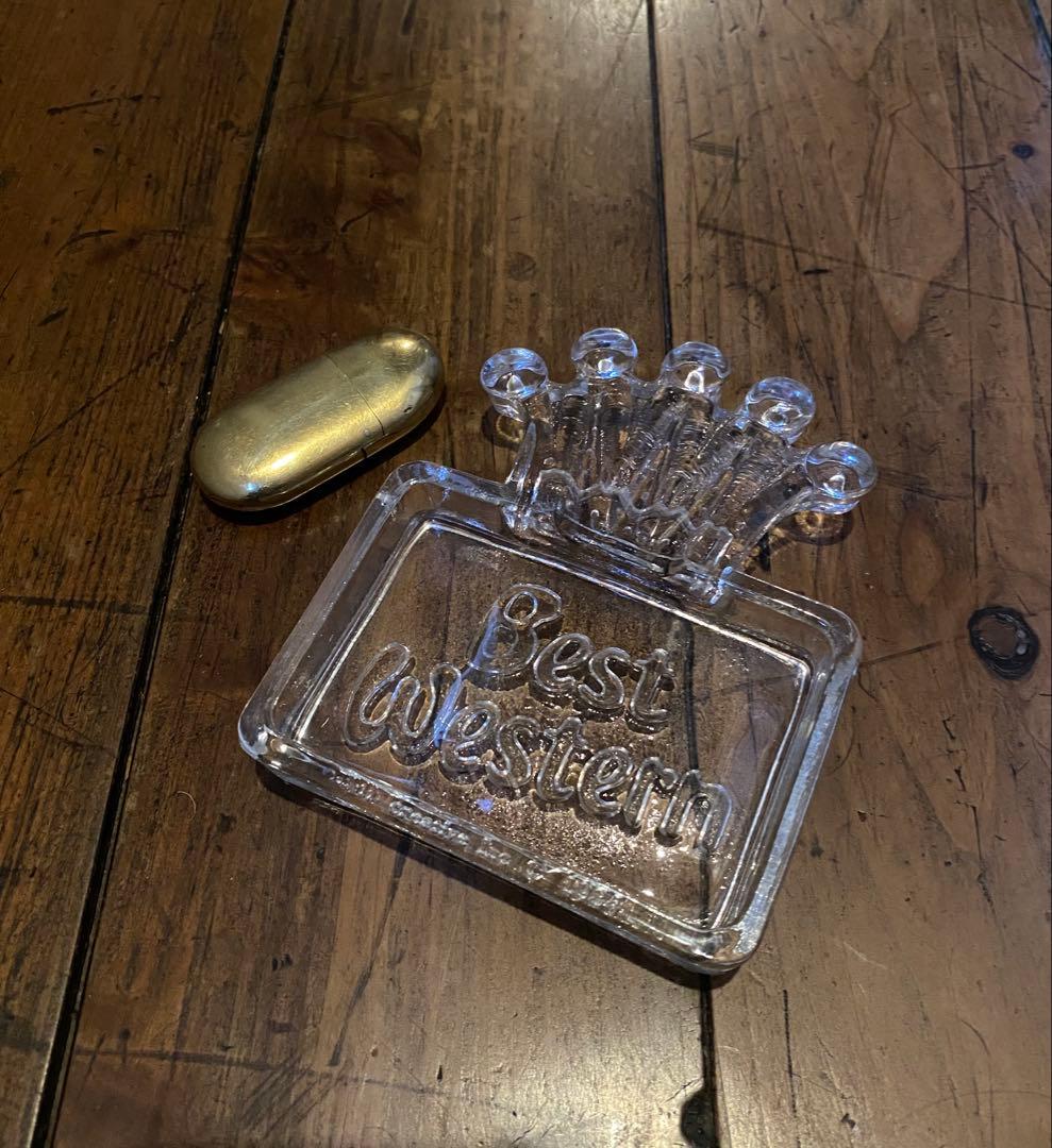 USA ヴィンテージ 灰皿 ベストウエスタン モーテル アメリカ 小物入れ