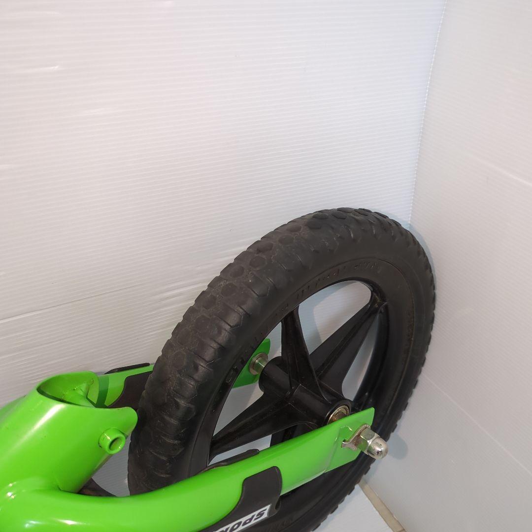 【美品】STRIDER バランスバイク 緑 12インチ