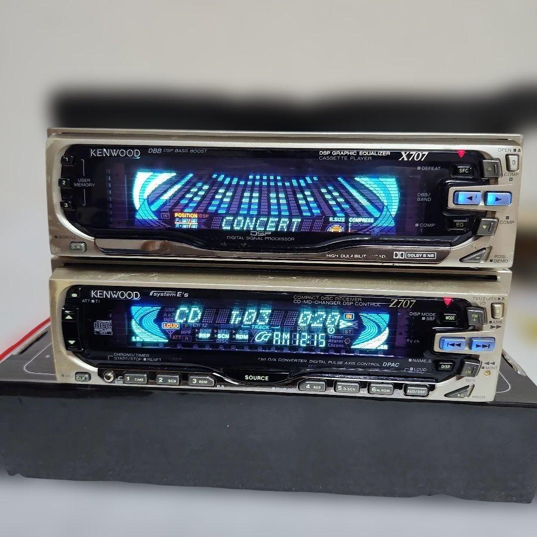 KENWOOD X707 Z707 CDプレーヤーセット D100392959 オンライ