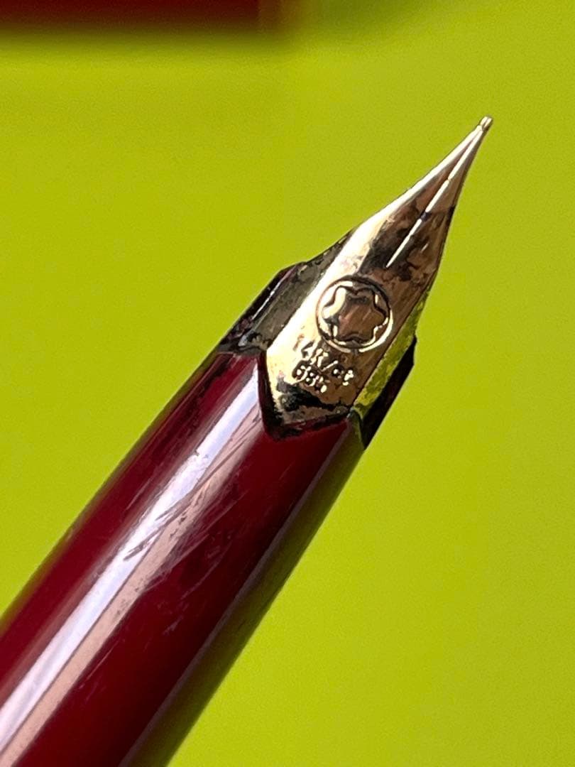 【F】貴重！モンブラン　高級万年筆 14K MONTBLANC ペン先14金
