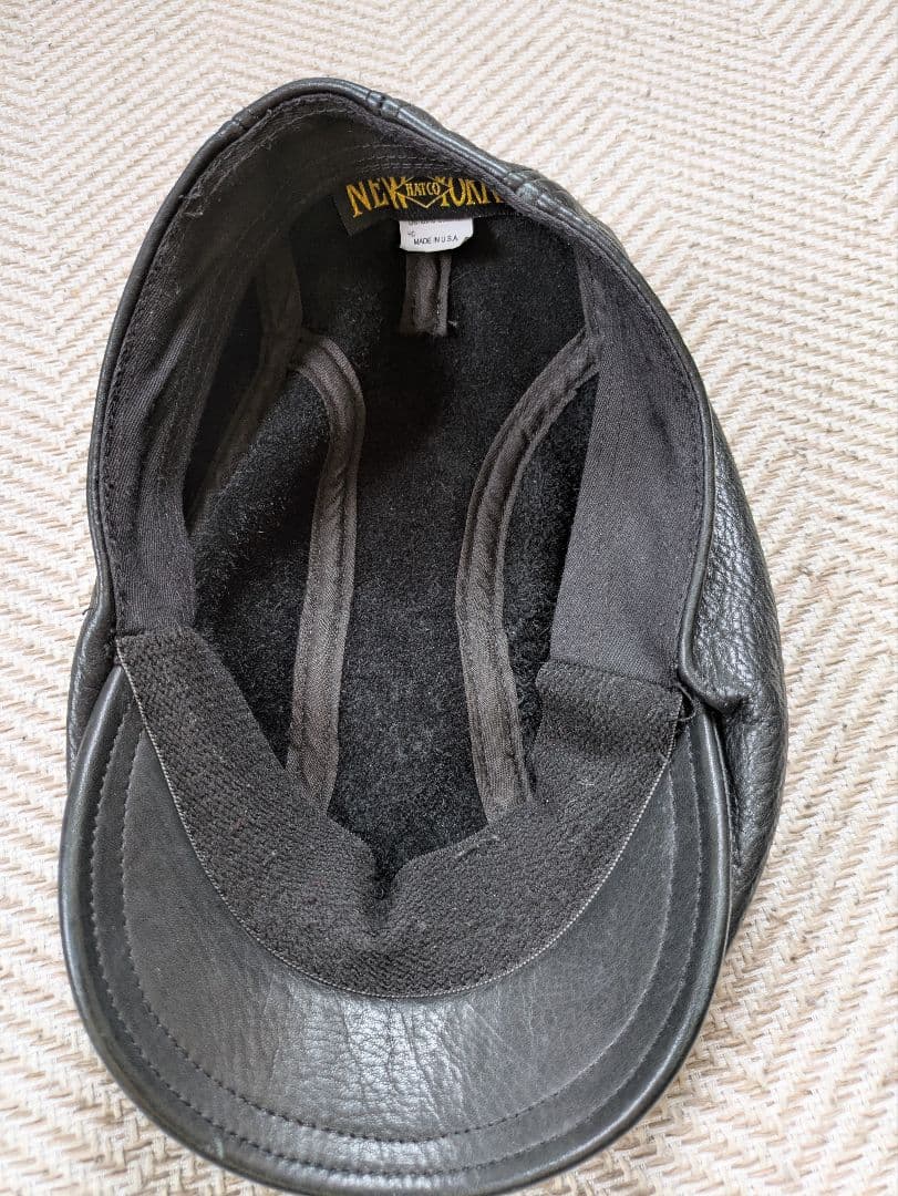 ニューヨークハット　まとめ売り　黒のレザーバケットハット